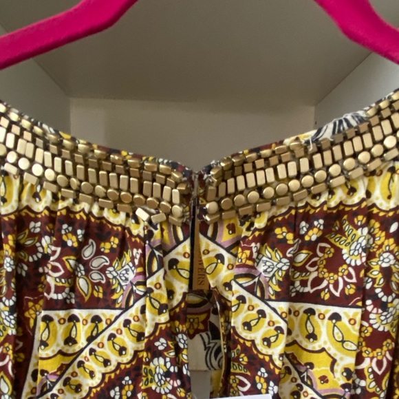 Vince Camuto Linen Halter Neck Dress - Picture 6 of 7